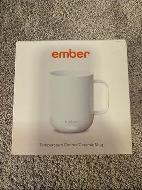 Ember Temperature Control Ceramic Mug in White